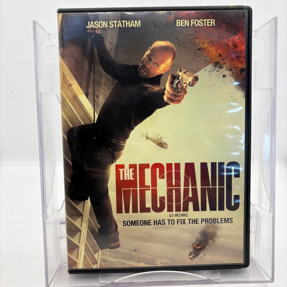 The Mechanic DVD Jason Statham Ben Foster Action Thriller Movie 2011 Alliance
